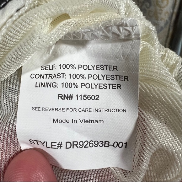 NWT Lush Black and White Dress - Size Small - Picture 7 of 7